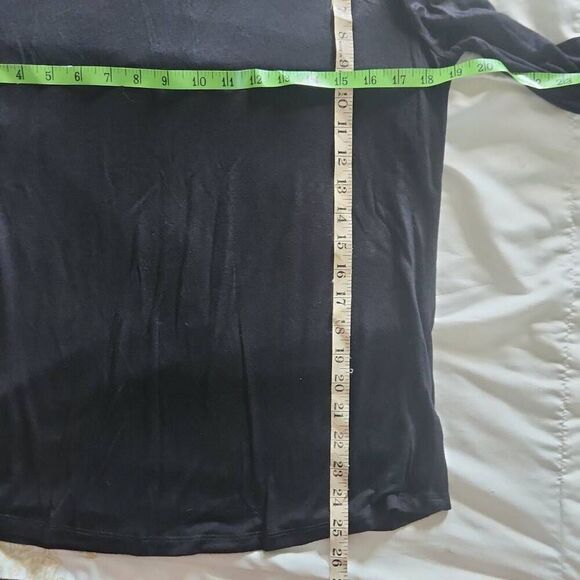 E59 Maurices 24/7 minimalist long-sleeved black t-shirt - Picture 6 of 6